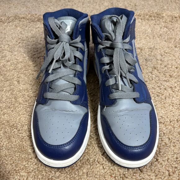 Nike Air Jordan 1 Mid 2012 Retro GEORGETOWN 554725-006 Yankees Size 5Y No Box main image 7